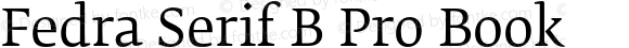 Fedra Serif B Pro Book