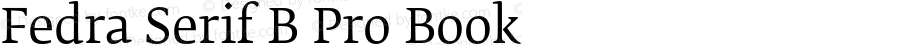 Fedra Serif B Pro Book