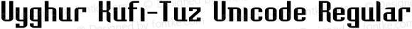 Uyghur Kufi-Tuz Unicode Regular Version 1.00 June 3, 2004, initial release