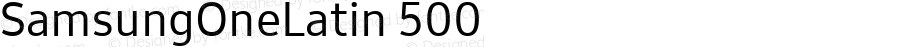 SamsungOneLatin 500 1.000