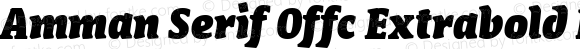 Amman Serif Offc Extrabold Italic