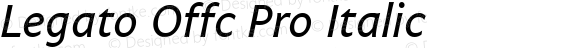 Legato Offc Pro Italic