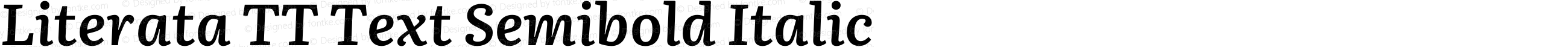 Literata TT Text Semibold Italic