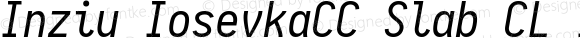 Inziu IosevkaCC Slab CL Italic