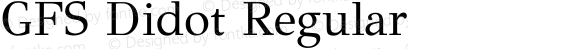 GFS Didot Regular