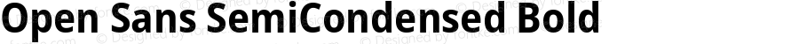Open Sans SemiCondensed Bold