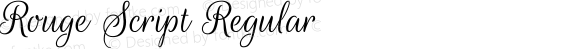 Rouge Script Regular