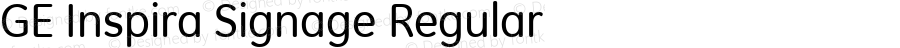 GE Inspira Signage Regular Version 1.00