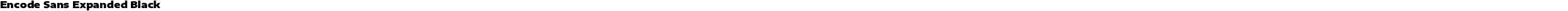 Encode Sans Expanded Black