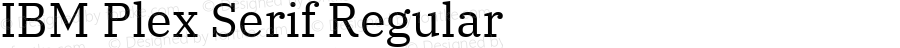 IBM Plex Serif Regular