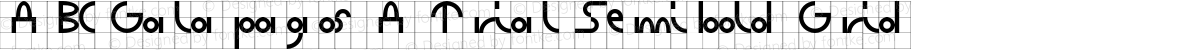 ABC Galapagos A Trial Semibold Grid