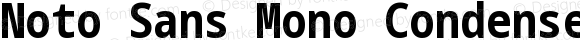 Noto Sans Mono Condensed Bold