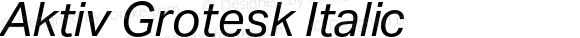 AktivGrotesk-Italic