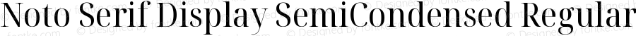 Noto Serif Display SemiCondensed Regular