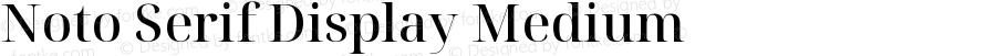 Noto Serif Display Medium