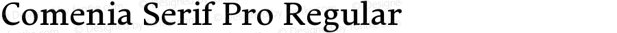 Comenia Serif Pro Regular