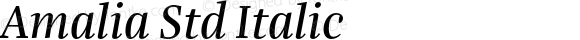 Amalia Std Italic