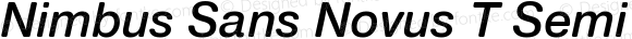 Nimbus Sans Novus T Semi Ro1 Bold Italic
