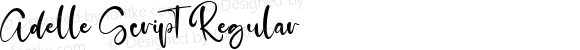 Adelle Script