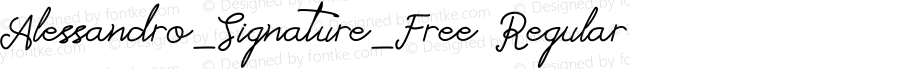 Alessandro_Signature_Free