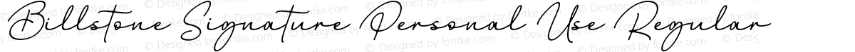 Billstone Signature Personal Use Regular