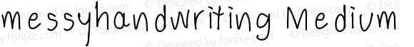 messyhandwriting Medium