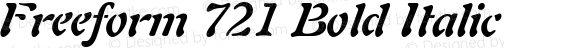 Freeform 721 Bold Italic