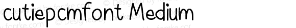 cutiepcmfont Medium