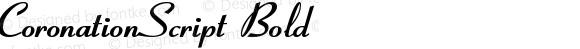CoronationScript-Bold