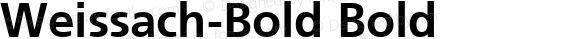 Weissach-Bold Bold Altsys Fontographer 3.5  1/10/93
