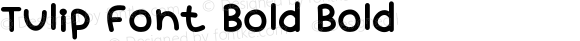 Tulip Font Bold Bold