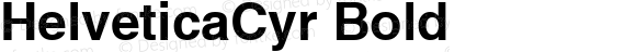 HelveticaCyr Bold