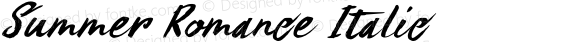 Summer Romance Italic