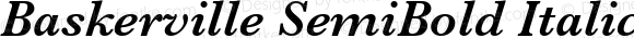 Baskerville SemiBold Italic