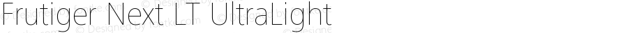 FrutigerNextLT-UltraLight