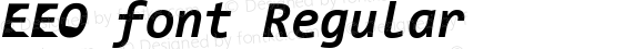 EEO font Regular