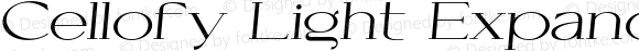 Cellofy Light Expanded Italic