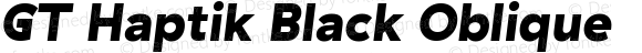 GT Haptik Black Oblique