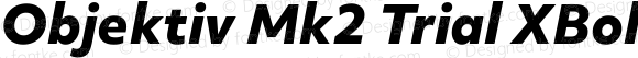 Objektiv Mk2 Trial XBold Italic