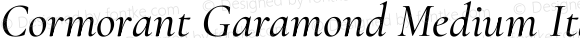 Cormorant Garamond Medium Italic