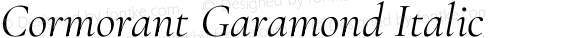 Cormorant Garamond Italic