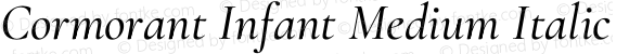 Cormorant Infant Medium Italic