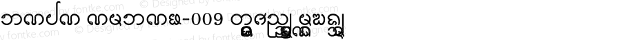 MAHA ANMAI-009 BetterThick Normal Macromedia Fontographer 5.6 10/1/2010