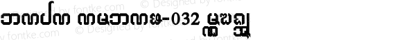 MAHA ANMAI-032 Normal Macromedia Fontographer 5.6 10/1/2010