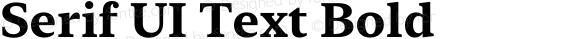 Serif UI Text Bold