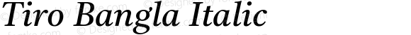 Tiro Bangla Italic