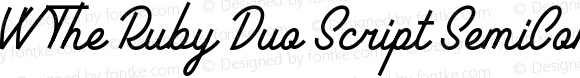 VV The Ruby Duo Script SemiCond Med