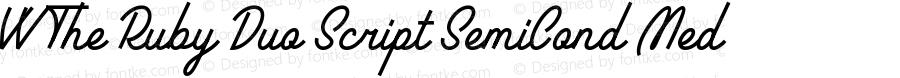 VV The Ruby Duo Script SemiCond Med