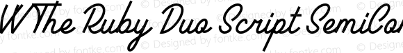 VV The Ruby Duo Script SemiCond Med