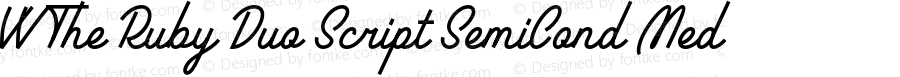 VV The Ruby Duo Script SemiCond Med